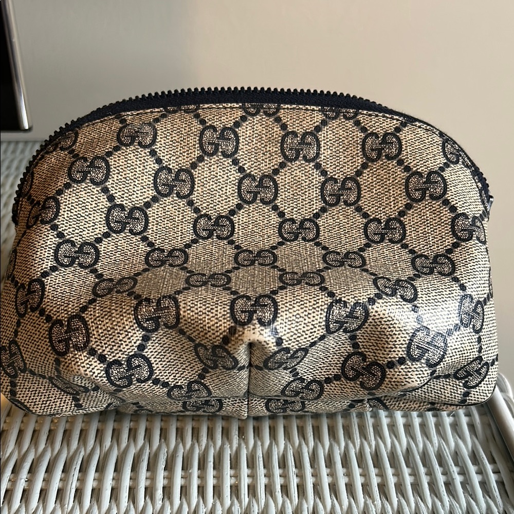Gucci Beige and Navy Patterned Women's Bag